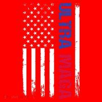 Ultra Maga Flag Santa Hat thumb 1