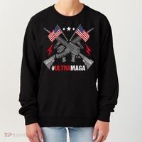 Ultra MAGA Funny Conservative Anti Biden Pro Trump Women's Sweatshirt thumb 0