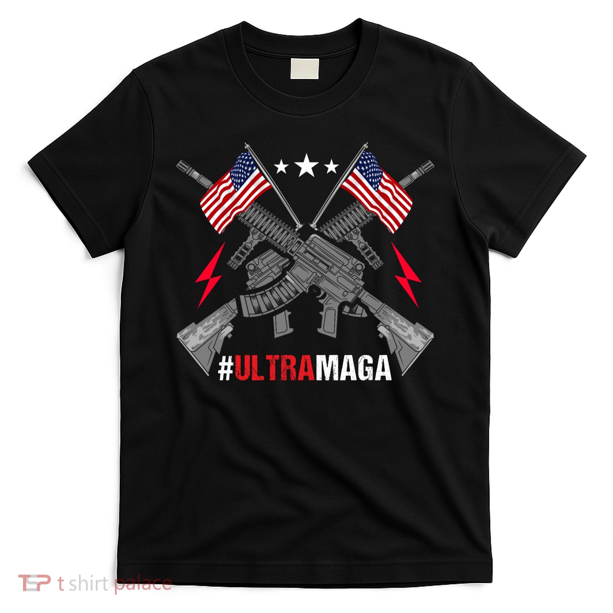 Ultra MAGA Funny Conservative Anti Biden Pro Trump T-Shirt