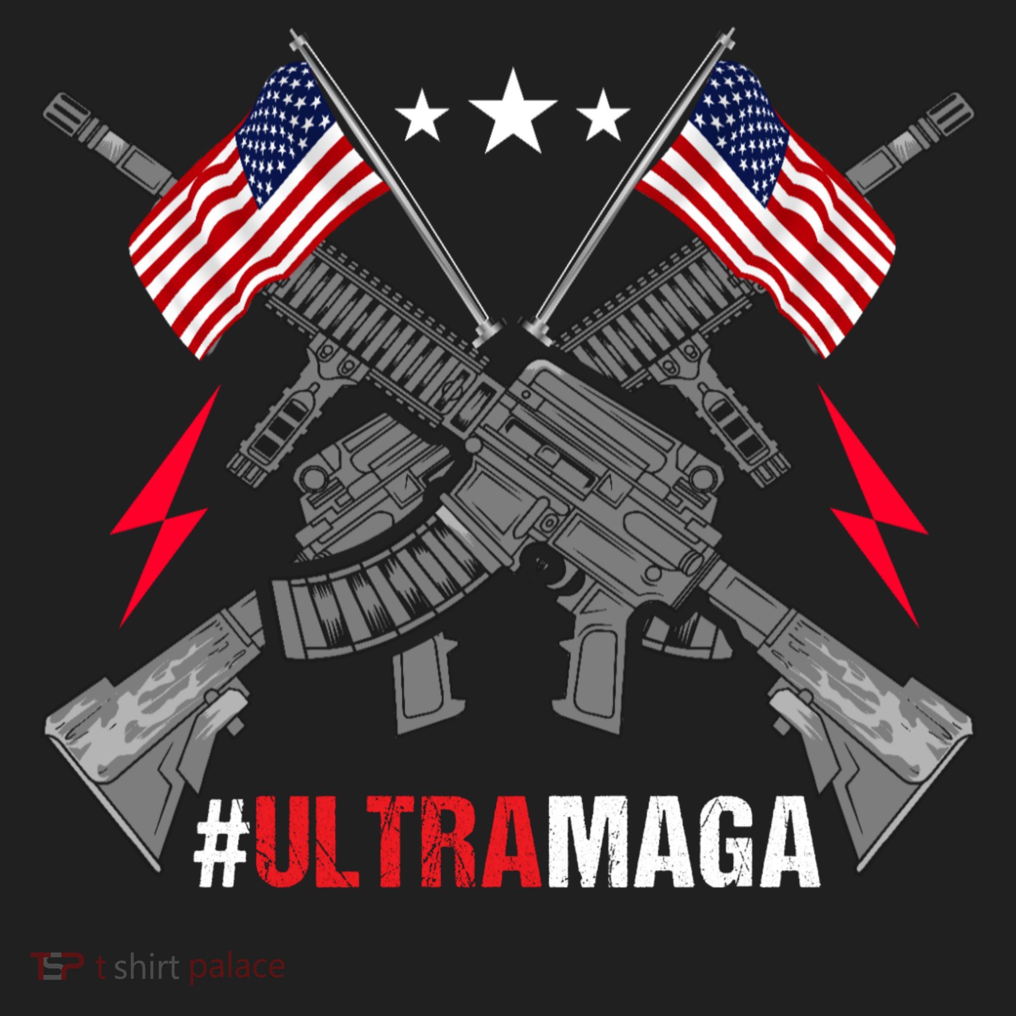 Ultra MAGA Funny Conservative Anti Biden Pro Trump Beanie
