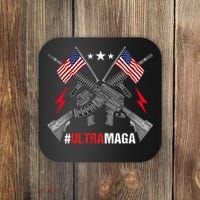 Ultra MAGA Funny Conservative Anti Biden Pro Trump Coaster thumb 0