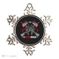 Ultra MAGA Funny Conservative Anti Biden Pro Trump Ornament thumb 0