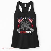 Ultra MAGA Funny Conservative Anti Biden Pro Trump Women's Tank Top thumb 0
