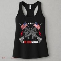 Ultra MAGA Funny Conservative Anti Biden Pro Trump Women's Tank Top thumb 3