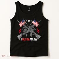 Ultra MAGA Funny Conservative Anti Biden Pro Trump Tank Top thumb 2