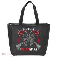Ultra MAGA Funny Conservative Anti Biden Pro Trump Tote Bag thumb 0