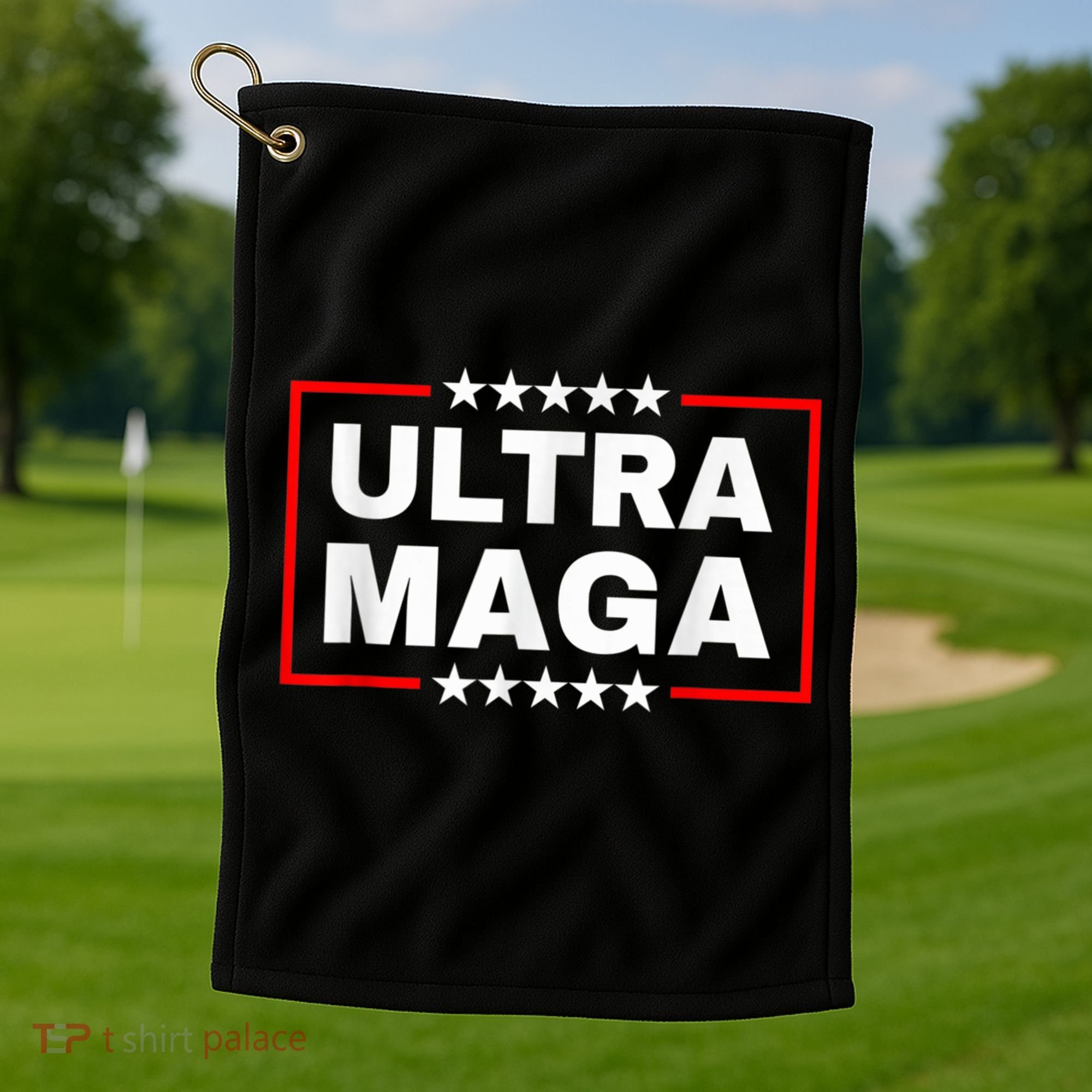 Ultra Mega Funny Anti Joe Biden Golf Towel