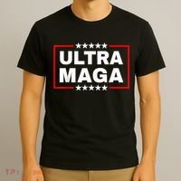 Ultra MAGA Funny Conservative Anti Biden Pro Trump Gift T-Shirt thumb 3