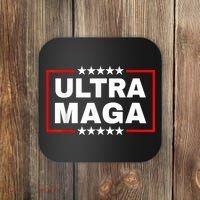 Ultra MAGA Funny Conservative Anti Biden Pro Trump Gift Coaster thumb 0