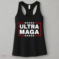 Ultra MAGA Funny Conservative Anti Biden Pro Trump Gift Women's Tank Top thumb 3