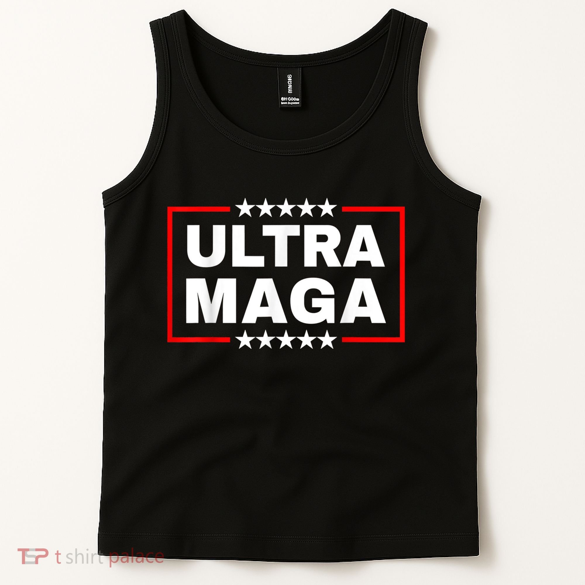 Ultra MAGA Funny Conservative Anti Biden Pro Trump Gift Tank Top