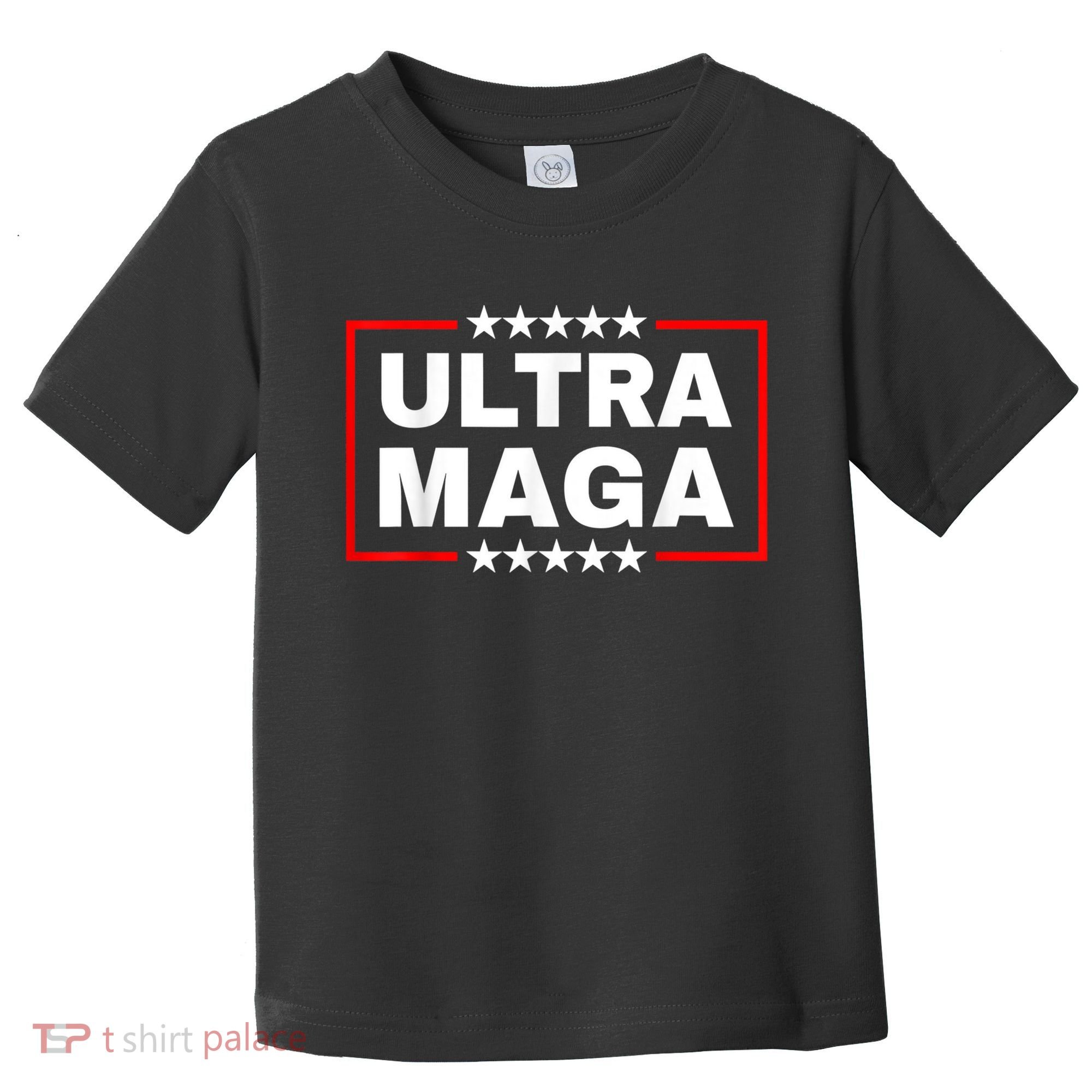 Ultra MAGA Funny Conservative Anti Biden Pro Trump Gift Toddler T-Shirt