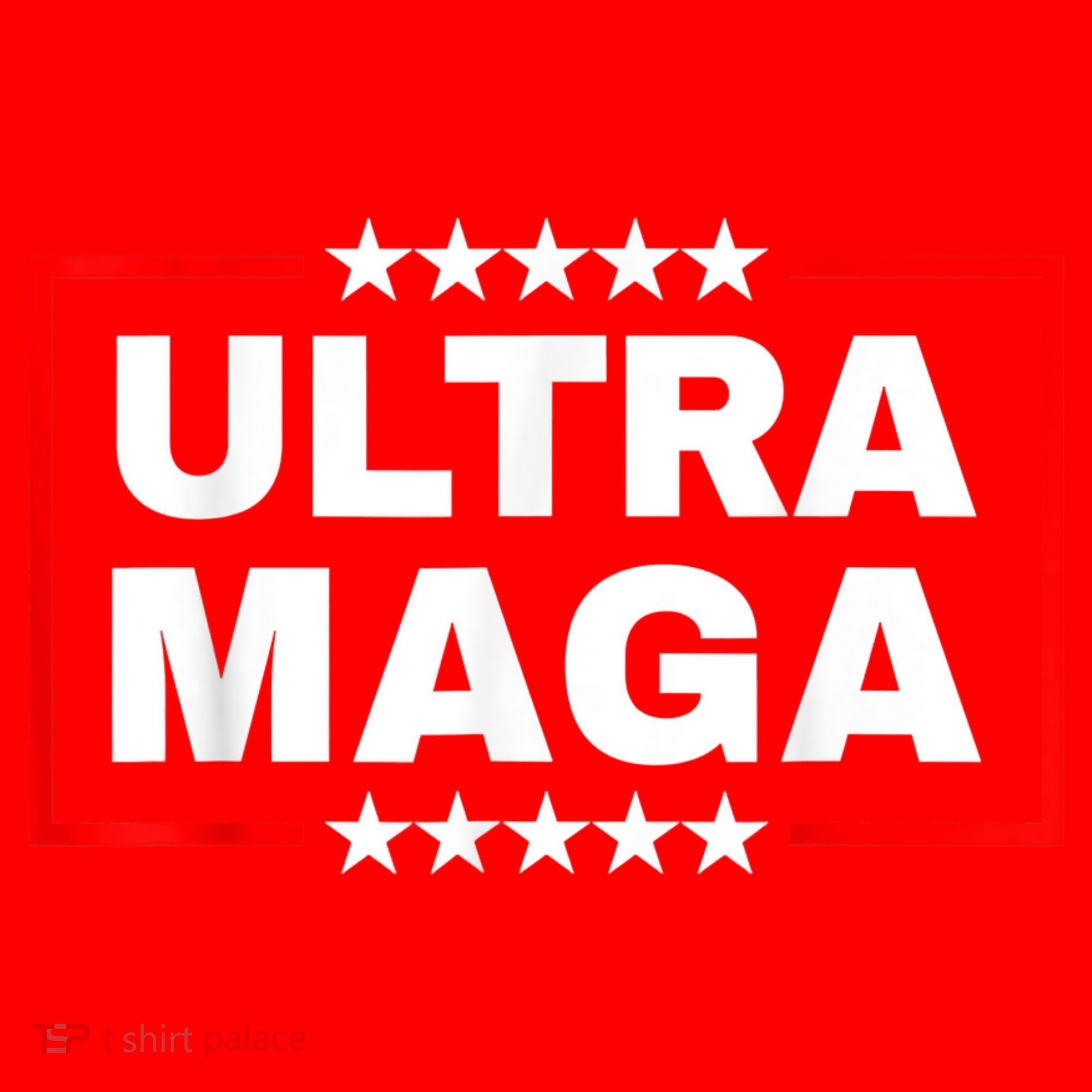 Ultra MAGA Funny Conservative Anti Biden Pro Trump Gift Santa Hat