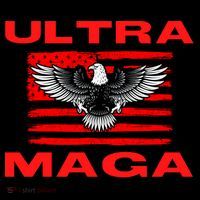 Ultra MAGA Conservative US Flag Coaster thumb 2