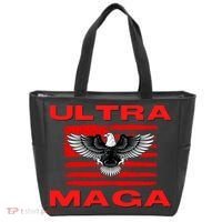 Ultra MAGA Conservative US Flag Tote Bag thumb 0