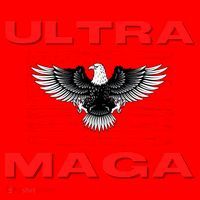 Ultra MAGA Conservative US Flag Santa Hat thumb 1