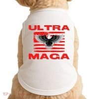 Ultra MAGA Conservative US Flag Doggie Tank thumb 0