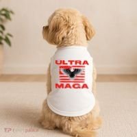 Ultra MAGA Conservative US Flag Doggie Tank thumb 2