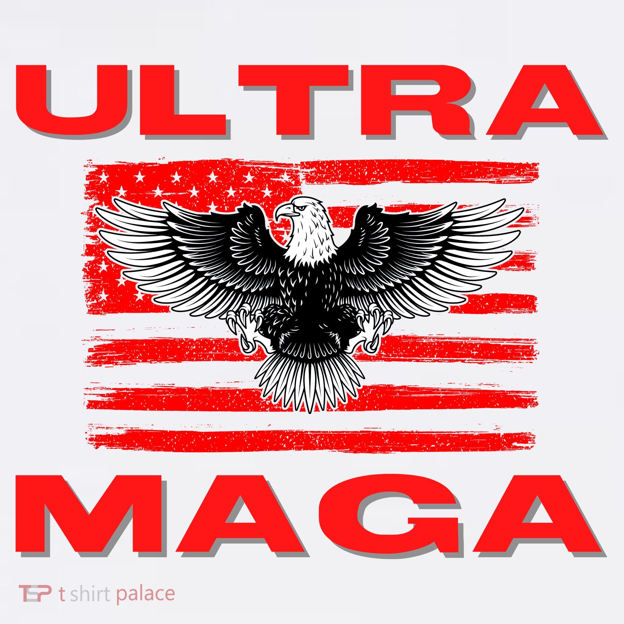 Ultra MAGA Conservative US Flag Sweatshirt