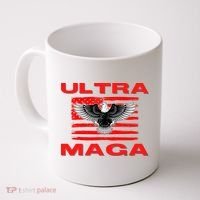 Ultra MAGA Conservative US Flag Coffee Mug thumb 0