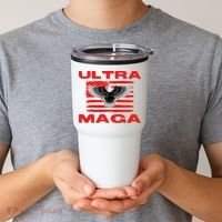 Ultra MAGA Conservative US Flag Tumbler thumb 2