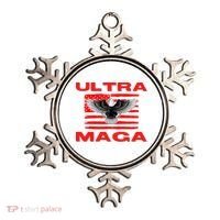Ultra MAGA Conservative US Flag Ornament thumb 0