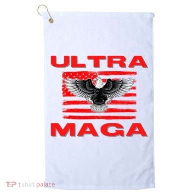 Ultra MAGA Conservative US Flag Golf Towel