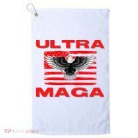 Ultra MAGA Conservative US Flag Golf Towel thumb 0