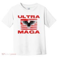 Ultra MAGA Conservative US Flag Toddler T-Shirt thumb 0