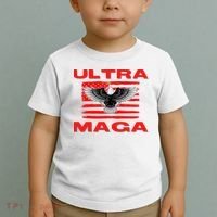 Ultra MAGA Conservative US Flag Toddler T-Shirt thumb 2
