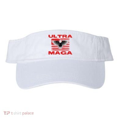 Ultra MAGA Conservative US Flag Visor