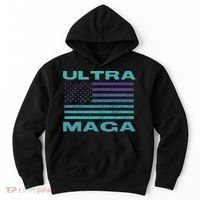 Ultra MAGA Conservative US Flag Hoodie thumb 0