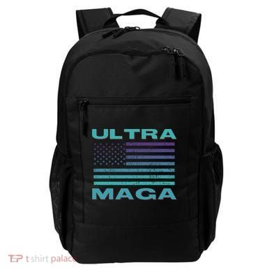 Ultra MAGA Conservative US Flag Backpack