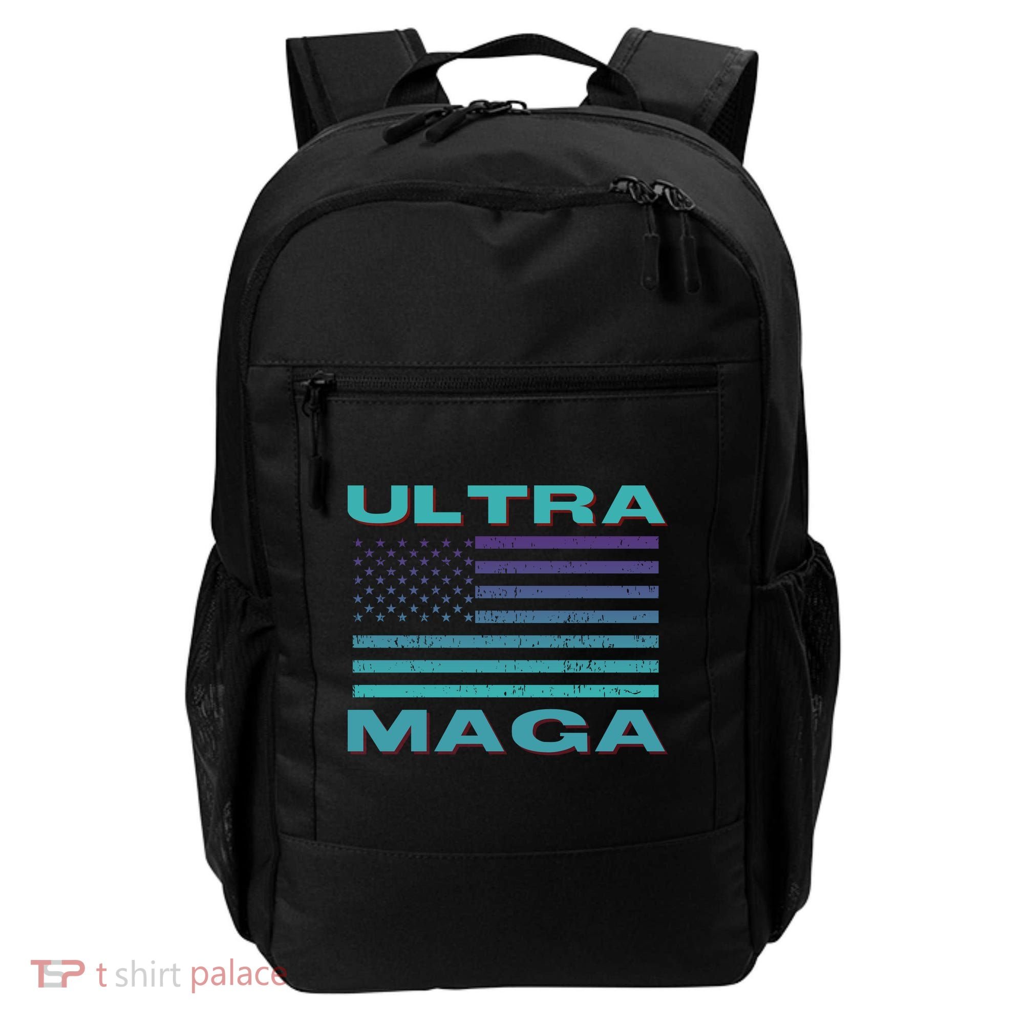 Ultra MAGA Conservative US Flag Backpack