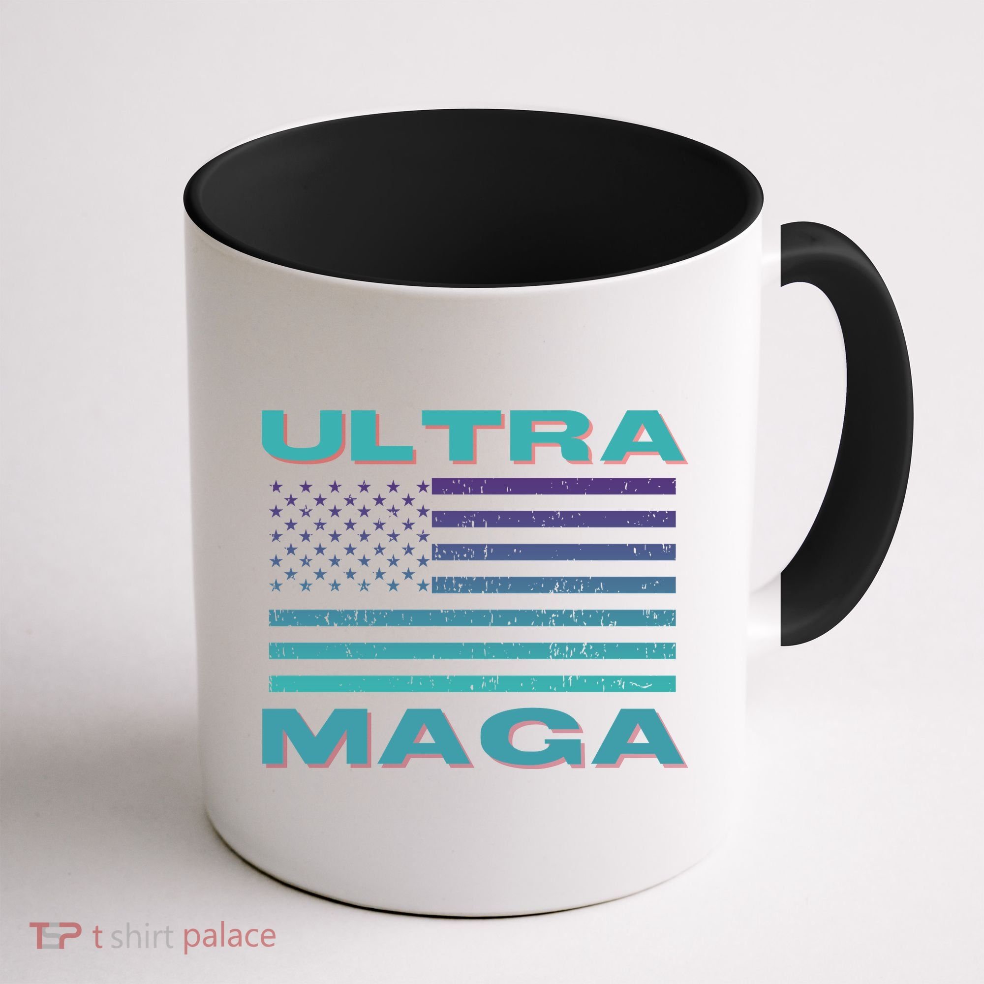 Ultra MAGA Conservative US Flag Coffee Mug