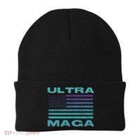 Ultra MAGA Conservative US Flag Beanie thumb 0