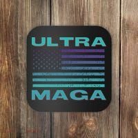 Ultra MAGA Conservative US Flag Coaster thumb 0