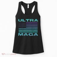 Ultra MAGA Conservative US Flag Women's Tank Top thumb 0