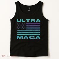 Ultra MAGA Conservative US Flag Tank Top thumb 2