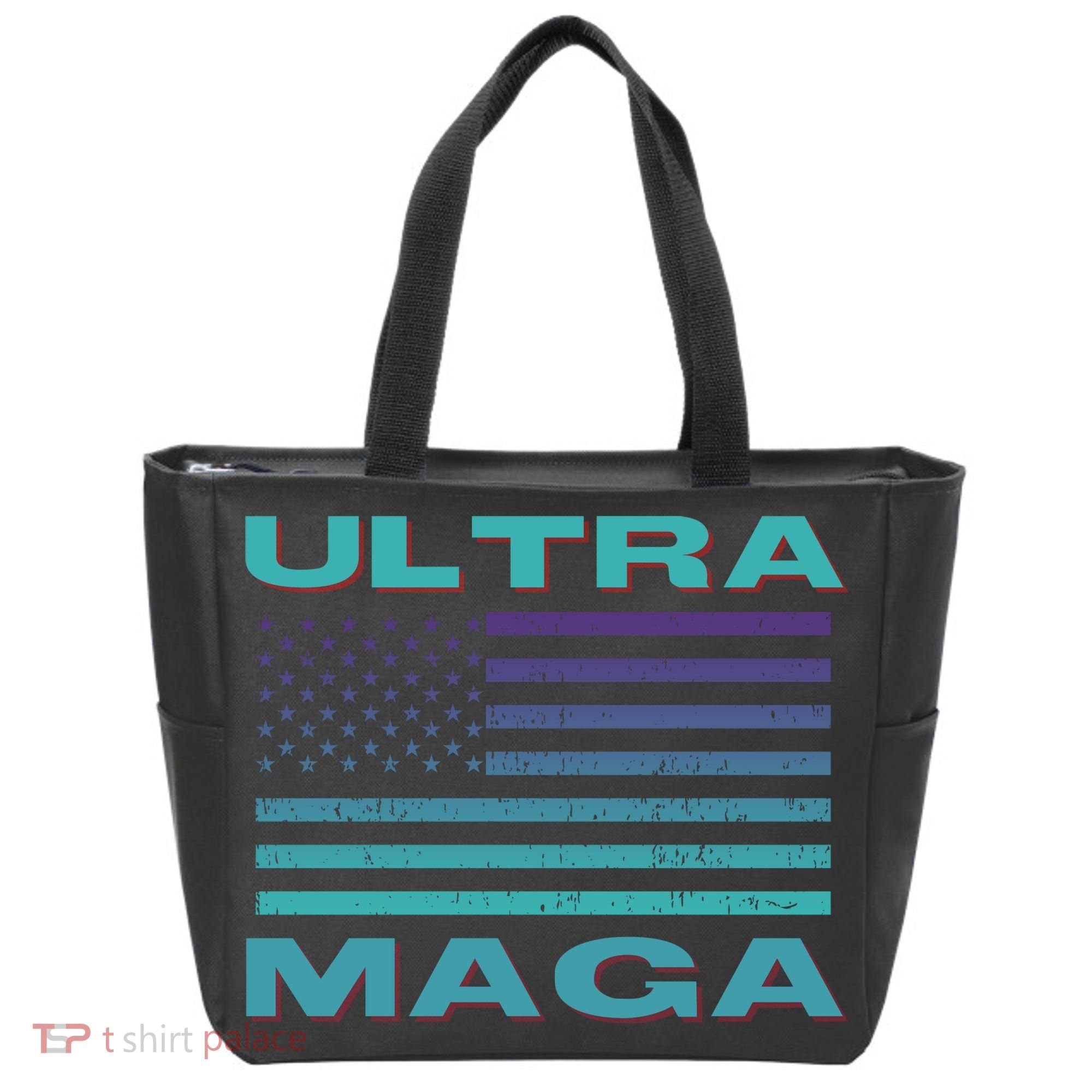 Ultra MAGA Conservative US Flag Tote Bag