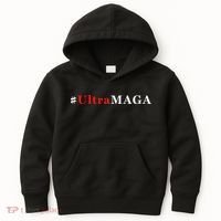 Ultra MAGA Conservative Anti Biden Republican Kids Hoodie thumb 0