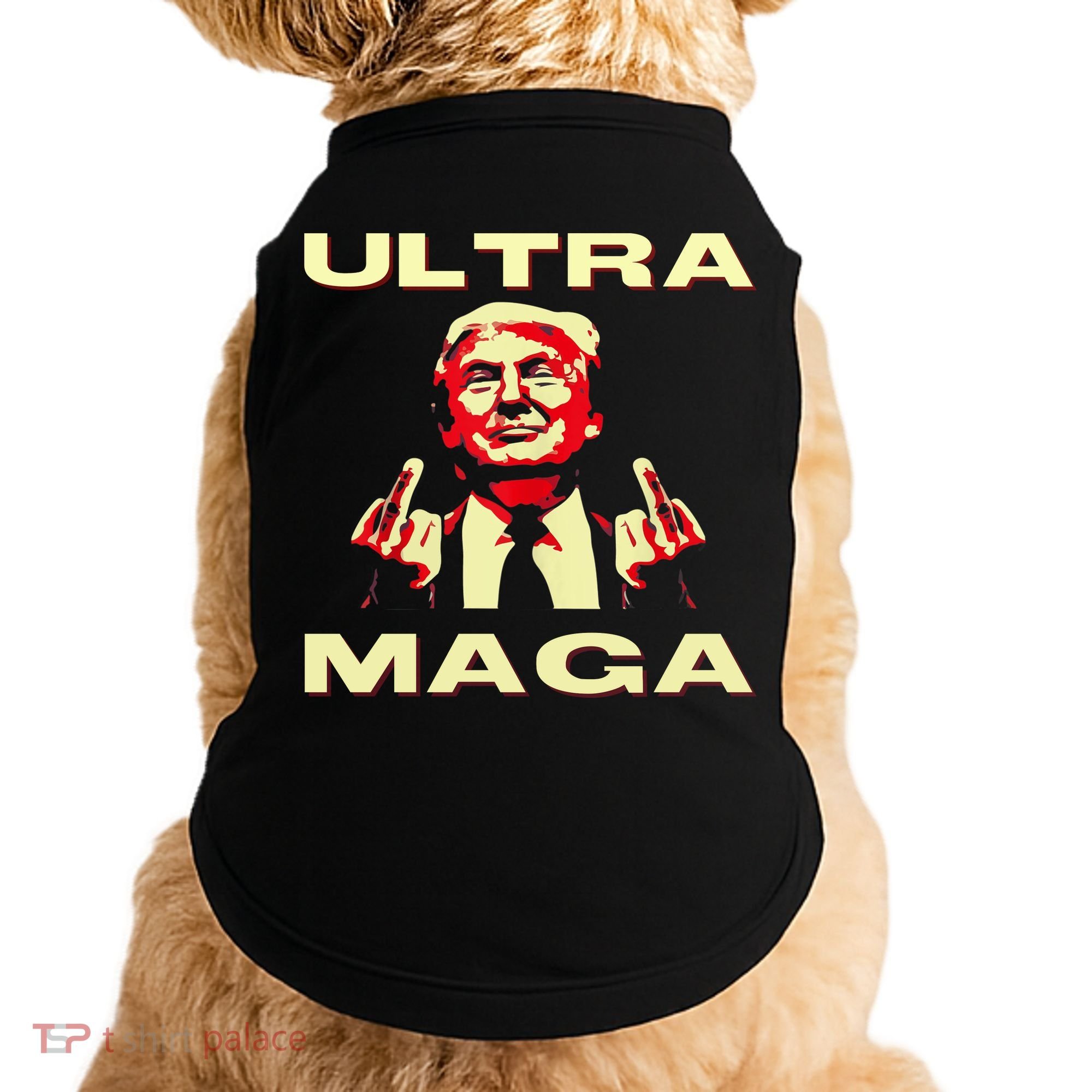 Ultra MAGA Funny Conservative Donald Trump Doggie Tank