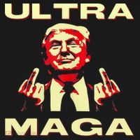Ultra MAGA Funny Conservative Donald Trump Doggie Tank thumb 4