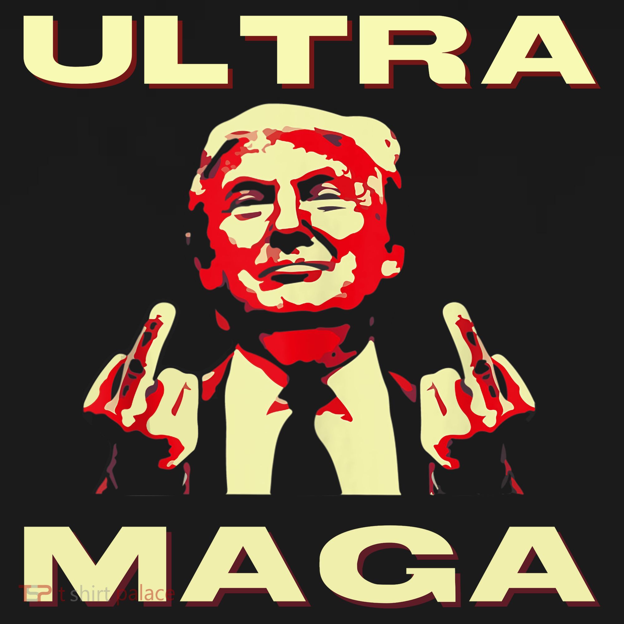 Ultra MAGA Funny Conservative Donald Trump Women's Hoodie