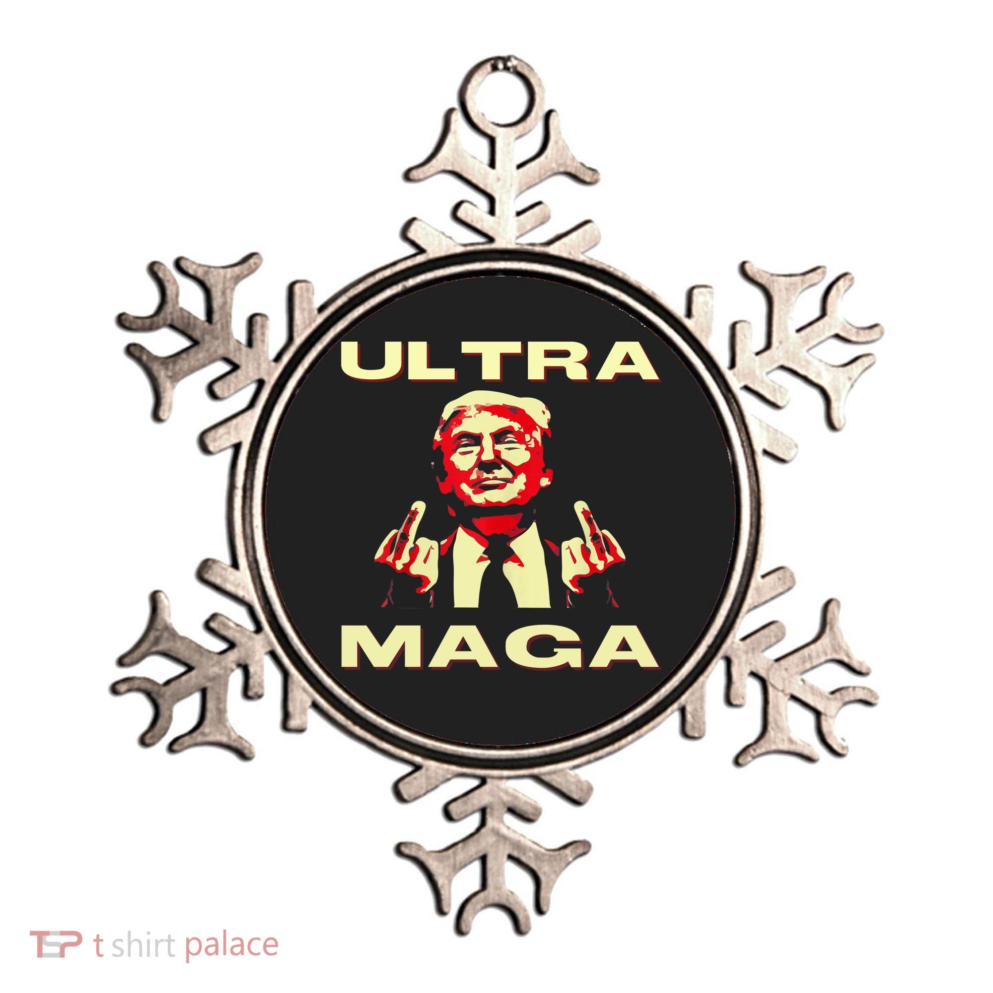 Ultra MAGA Funny Conservative Donald Trump Ornament