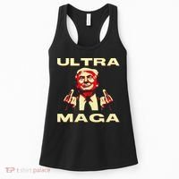 Ultra MAGA Funny Conservative Donald Trump Women's Tank Top thumb 0