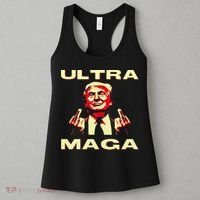 Ultra MAGA Funny Conservative Donald Trump Women's Tank Top thumb 3