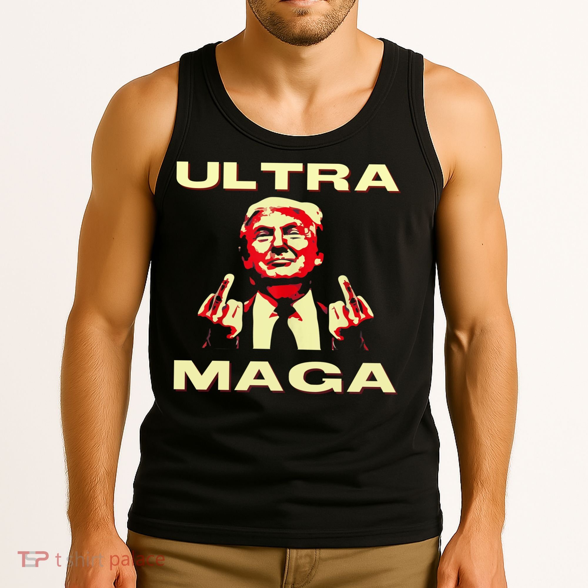 Ultra MAGA Funny Conservative Donald Trump Tank Top
