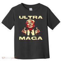 Ultra MAGA Funny Conservative Donald Trump Toddler T-Shirt thumb 0