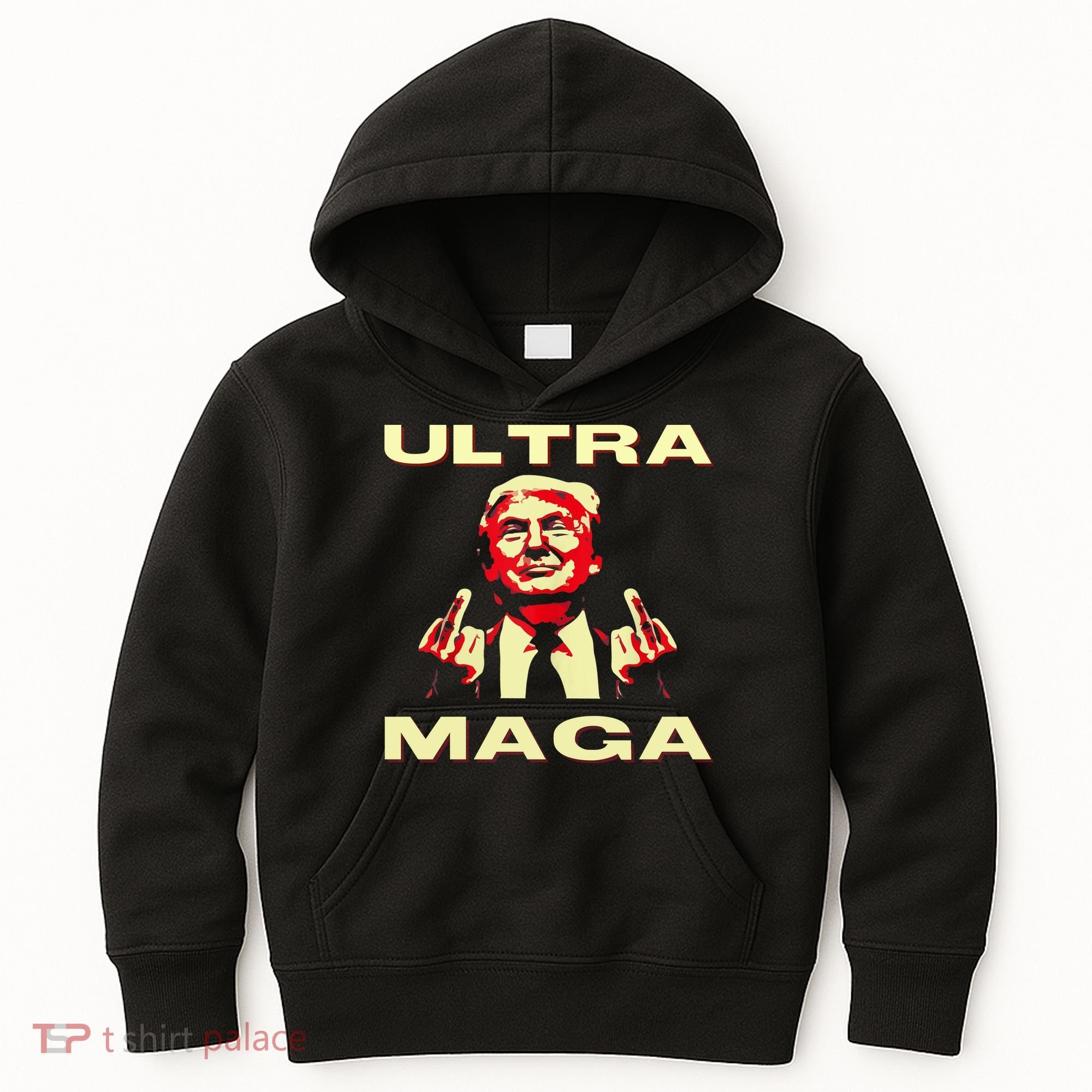 Ultra MAGA Funny Conservative Donald Trump Kids Hoodie